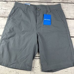 New Columbia Men's Washed Out‎ Shorts 10" Inseam AM4471 Gray Short Size 30 NWT